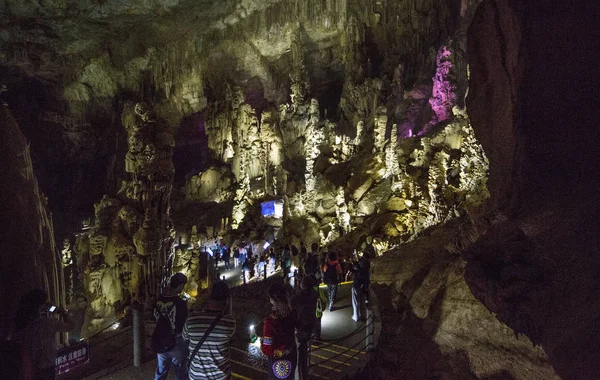 Blick Auf Die Zhijin Höhle Eine Karsthöhle Auch Als Daji — Stockfoto