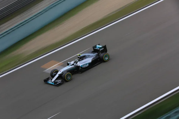 Piloto Mecedes Nico Rosberg Alemania Compite Durante Gran Premio China — Foto de Stock