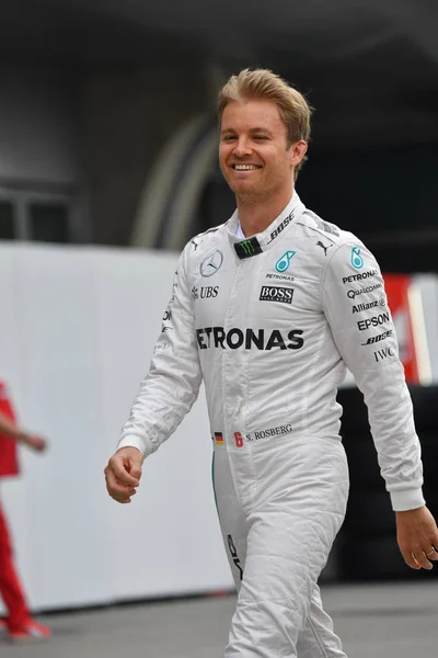 Pilota Tedesco Nico Rosberg Della Mercedes Stato Fotografato Evento Fan — Foto Stock