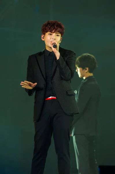 Kim Ryeo Wook Ryeowook Dél Koreai Fiú Csoport Super Junior — Stock Fotó