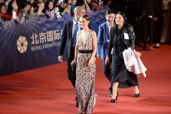 American Actress Natalie Portman Arrives Red Carpet Opening Ceremony Sixth — Stock Photo, Image