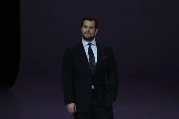 Actor Británico Henry Cavill Asiste Evento Lanzamiento Para Teléfono Inteligente —  Fotos de Stock