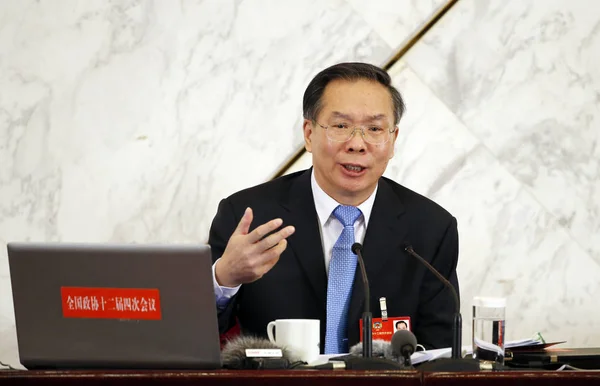 Portavoz Wang Guoqing Vicepresidente Del Comité Asuntos Exteriores Del Comité —  Fotos de Stock