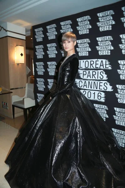 Chinese Singer Actress Yuchun Arrives Cocktail Party 69Th Cannes Film — Stock Photo, Image