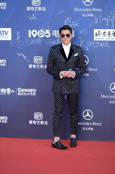 中国で第 回北京国際映画祭の開会式のレッド カーペットに到着した香港歌手および俳優アーロン コックは 2016 — ストック写真