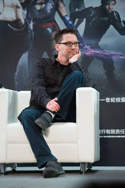 American Director Bryan Singer Attends Promotional Event His Movie Men — Stock Photo, Image