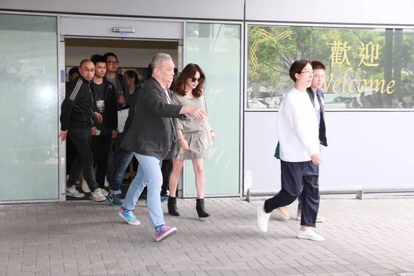 Attrice Sudcoreana Song Hye Kyo Centro Esce Dall Aeroporto Internazionale — Foto Stock