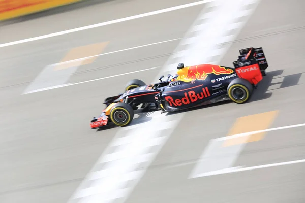 Red Bull Driver Daniel Ricciardo Van Australië Concurreert Tijdens Formule — Stockfoto