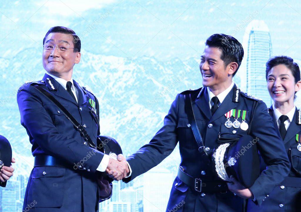 Desde Izquierda Los Actores Hong Kong Tony Leung Fai Aaron — Foto