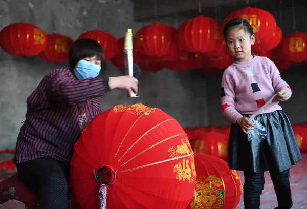 Çinli Bir Işçi Yangzhao Köyü Jifeng Kasaba Jishan Ilçe Yuncheng — Stok fotoğraf