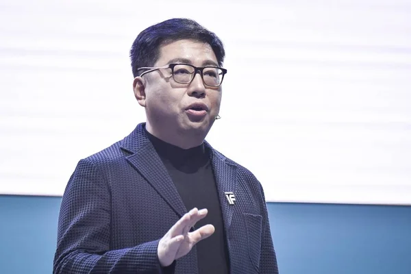 Zhang Peng Założyciel Prezes Geekpark Jeden Największych Media Tech Innowatorów — Zdjęcie stockowe
