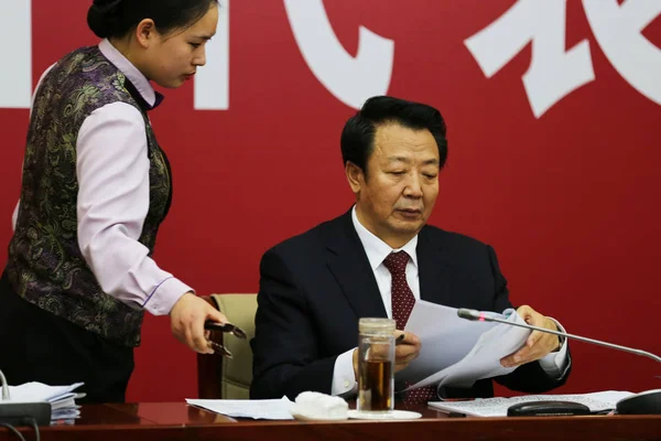 Wang Jun Communistische Partijsecretaresse Van Binnen Mongolië Autonome Regio Woont — Stockfoto