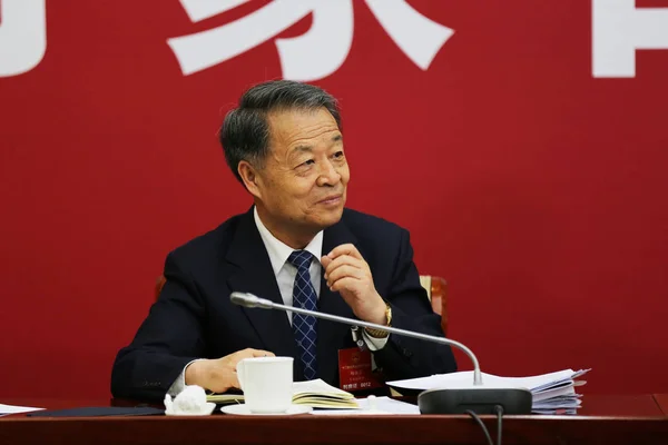 Министр Транспорта Китая Чуаньтан Принял Участие Панельной Дискуссии Время Четвертой — стоковое фото