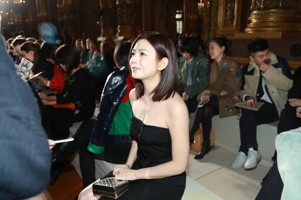 Taiwanese Actress Michelle Chen Attends Fashion Show Stella Mccartney Paris — Stock Photo, Image