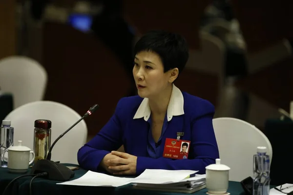 Xiaolin Chairwoman Ceo China Power International Holding Limited Daughter Former — Stock Photo, Image