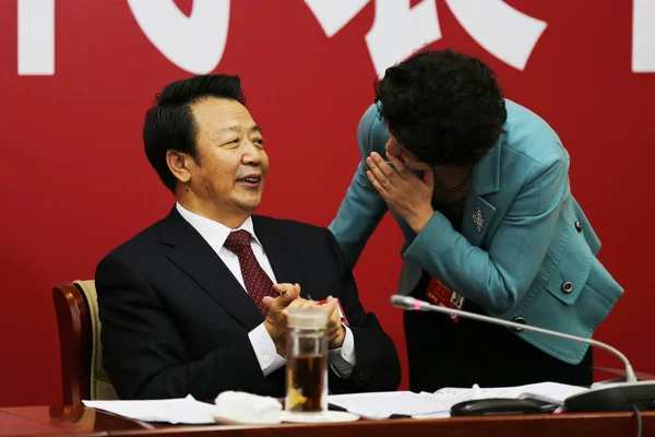 Wang Jun Communistische Partijsecretaresse Van Binnen Mongolië Autonome Regio Woont — Stockfoto
