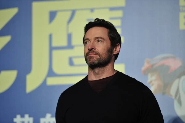 Australian Actor Hugh Jackman Attends Fan Meeting Promote His New — Stock Photo, Image