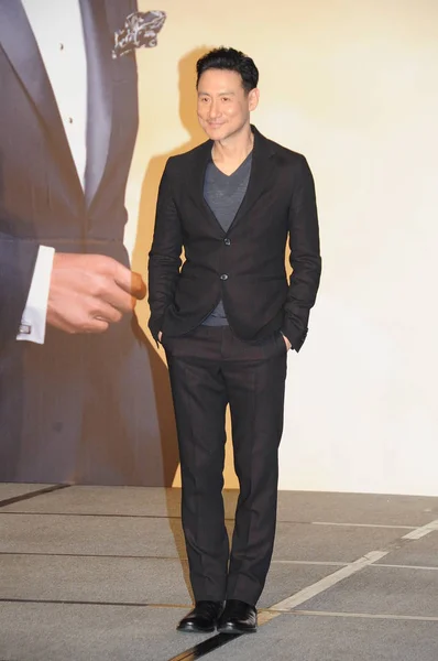 Cantante Actor Hong Kong Jacky Cheung Asiste Evento Estreno Para — Foto de Stock