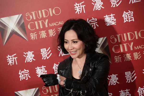 Hongkong Herečka Carina Lau Představuje Když Dorazí Koncert Madonna Během — Stock fotografie