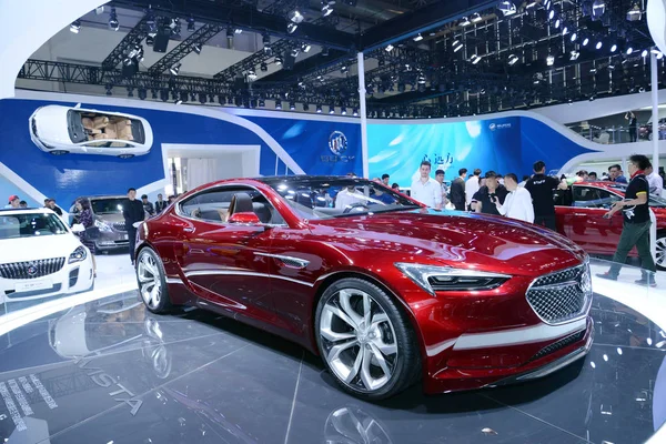 Auto Koncept Buick Avista General Motors Displeji Během Peking Mezinárodní — Stock fotografie