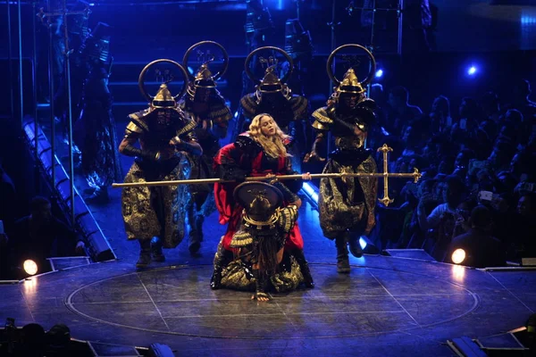Amerikanska Sångerskan Madonna Utför Vid Konsert Rebel Heart World Tour — Stockfoto