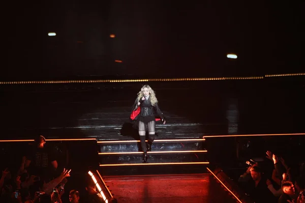 Chanteuse Américaine Madonna Produit Lors Concert Lors Rebel Heart World — Photo