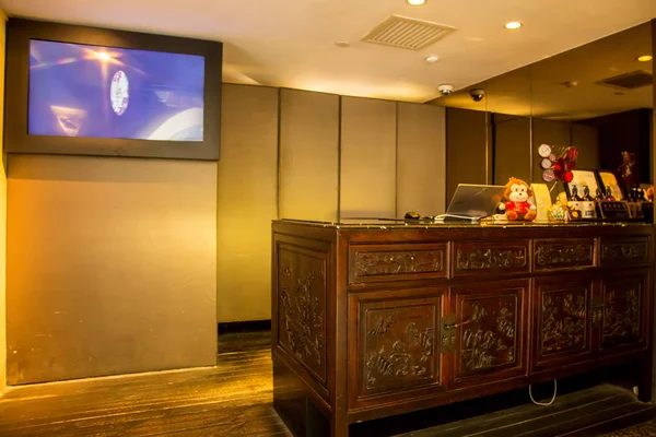 Una Vista Interior Casa Serena Spa Hotel Shanghai China Enero —  Fotos de Stock