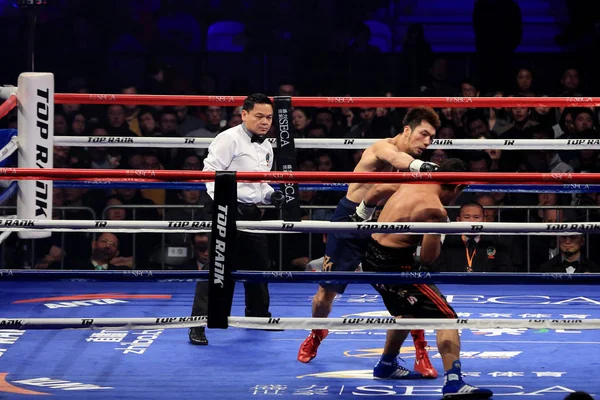 Ryota Murata Centro Japón Lucha Contra Guston Alejandro Vega Argentina — Foto de Stock