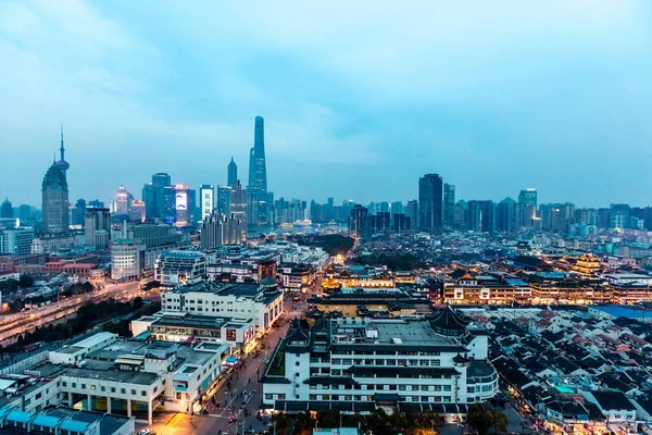 File Skyline Lujiazui Financial District Shanghai Tower Tallest Other Buildings — Stock Photo, Image