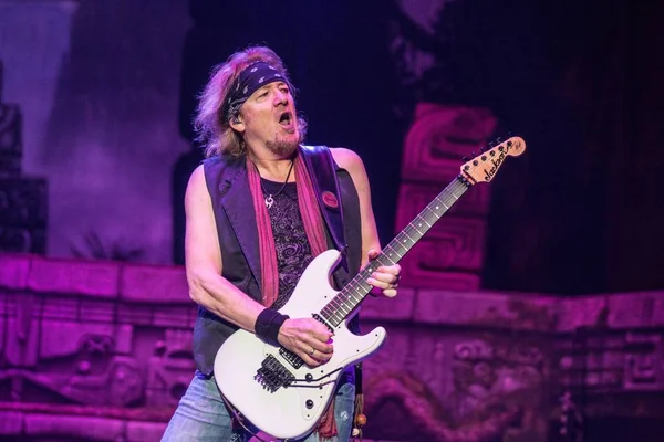 English Heavy Metal Band Iron Maiden Performs Its Concert Shanghai — Stock Photo, Image