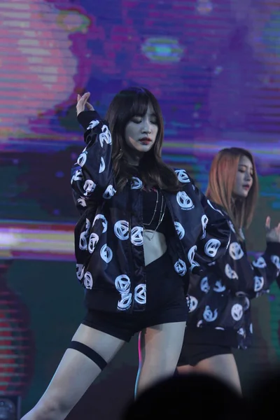 Miembro Del Grupo Chicas Surcoreanas Exid Presenta Una Reunión Fans —  Fotos de Stock