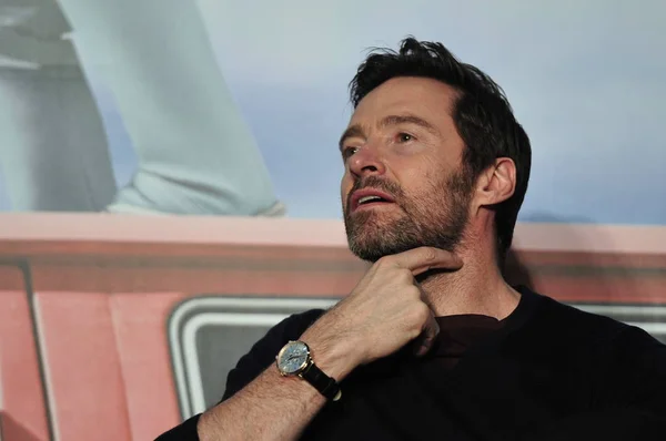 Australian Actor Hugh Jackman Attends Fan Meeting Promote His New — Stock Photo, Image