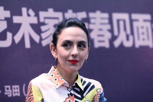 Artis Prancis Anais Martane Istri Dari Aktor Cina Liu Menghadiri — Stok Foto