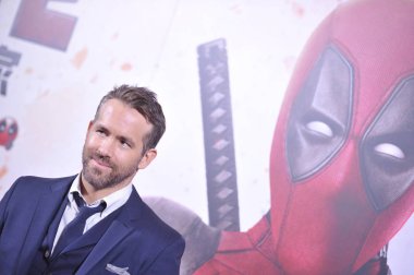 Canadian-American actor Ryan Reynolds attends the China press conference for his new movie 
