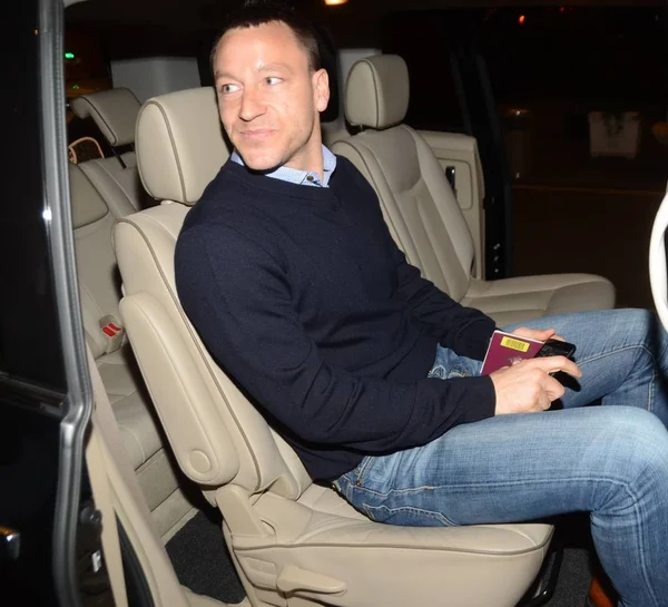 English Football Star John Terry Captain Chelsea Pictured Car Hotel — Stock Photo, Image