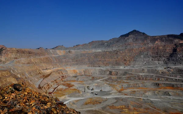 Vista Mina Cobre Dexing Aberta Jiangxi Copper Corporation Cidade Dexing — Fotografia de Stock