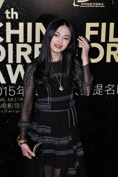 中国の女優 チェンの年次総会を 2016 中国の北京で第 回中国映画監督のガイド賞のレッド カーペットに到着します — ストック写真