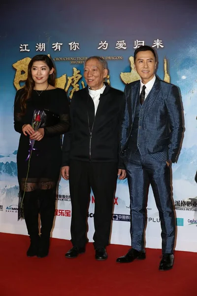 Hong Kong Schauspieler Donnie Yen Rechts Und Regisseur Yuen Woo — Stockfoto