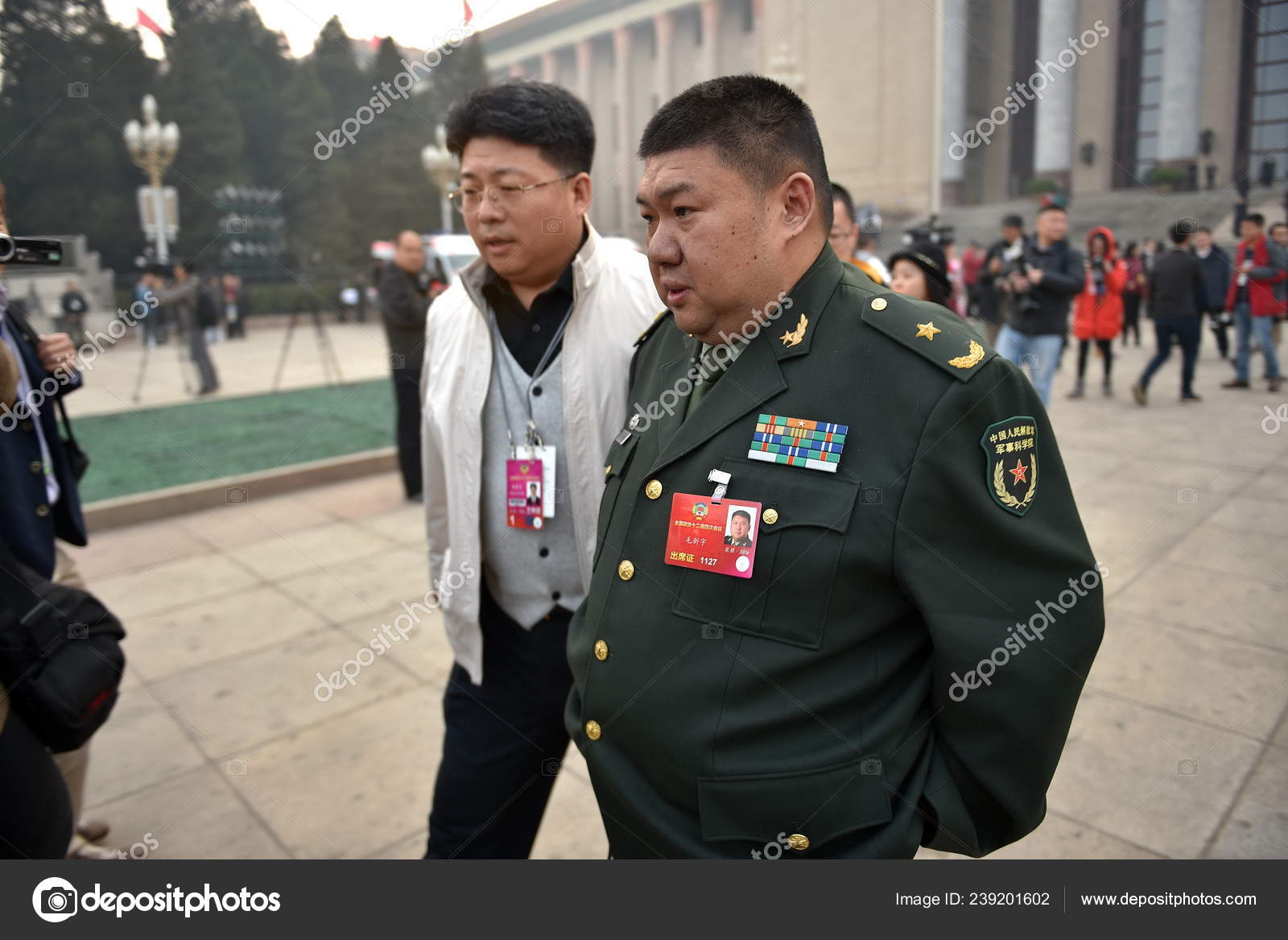 Chinese General Mao Xinyu Front Grandson Mao Zedong Leaves Great