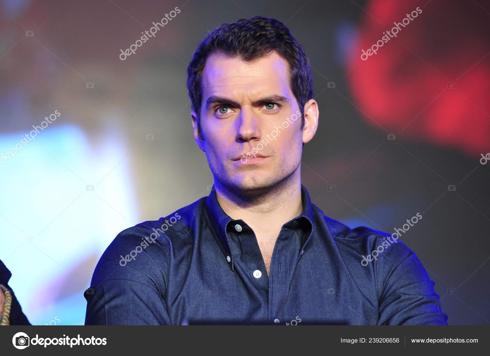British Actor Henry Cavill Attends Press Conference Promote His New – Stock  Editorial Photo © ChinaImages #239206656