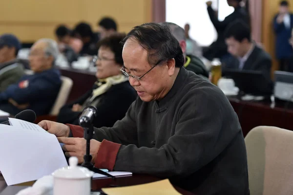 Chinese Romanschrijver Winnaar Van 2012 Nobel Prijs Voor Literatuur Guan — Stockfoto
