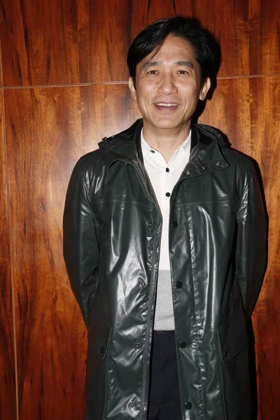 Acteur Hongkongais Tony Leung Arrive Pour Banquet 25E Anniversaire Production — Photo