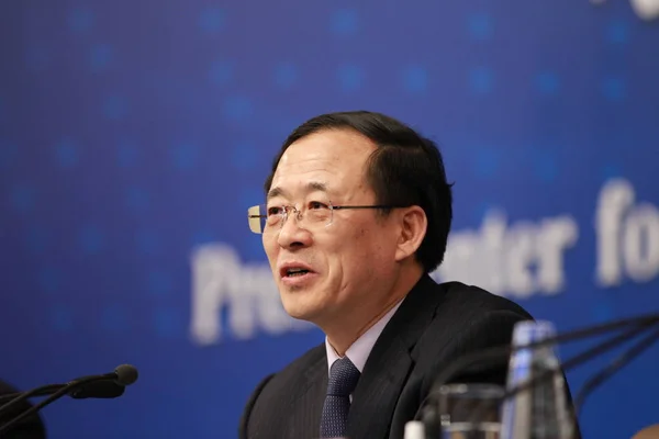 Liu Shiyu Majd Helyettes Kormányzója People Bank China Pboc Kína — Stock Fotó
