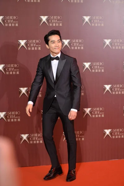 Actor Surcoreano Song Seung Heon Llega Alfombra Roja Para Festival —  Fotos de Stock
