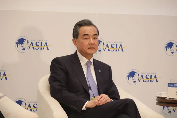 Chinese Minister Van Buitenlandse Zaken Wang Woont Een Sub Forum — Stockfoto