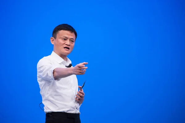 Jack Yun Chairman Alibaba Group Delivers Speech Sub Forum Boao — Stock Photo, Image