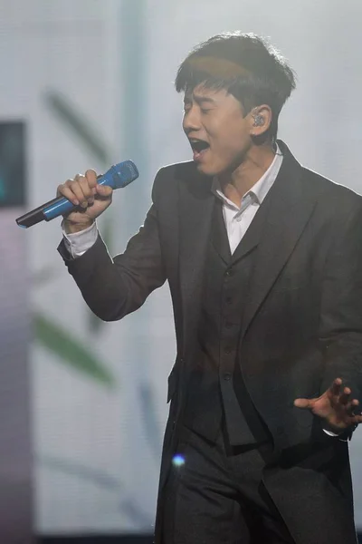 Cantante China Zhang Jie Presenta Durante 23º Premio Música Del —  Fotos de Stock
