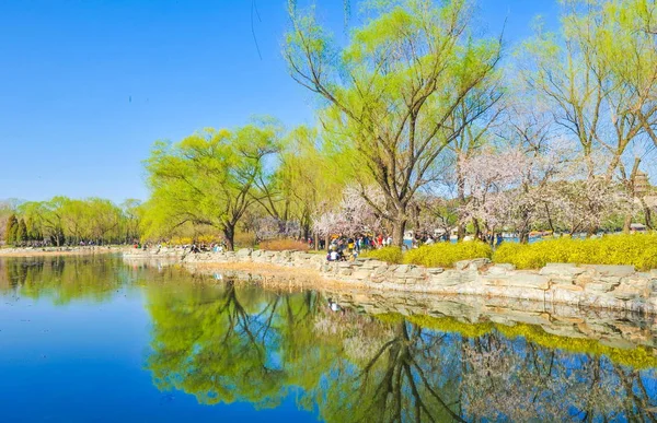 Tájkép Kunming Nyári Palota Más Néven Yiheyuan Pekingben Kínában Március — Stock Fotó