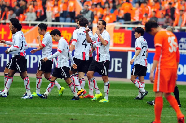 Dejan Damjanovic South Korea Seoul Center Reacts Scoring Goal China — Stock Photo, Image