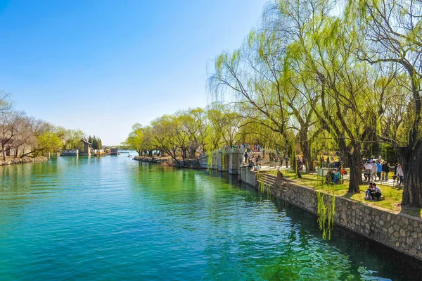 Landschaft Des Kunming Sees Sommerpalast Auch Yiheyuan Genannt Peking China — Stockfoto